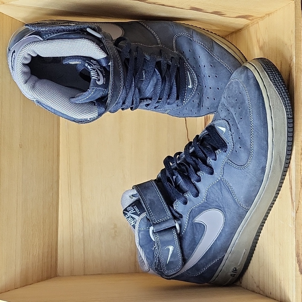 Nike Air Force 1 Mid Blue - 306352-401 Size 10.5